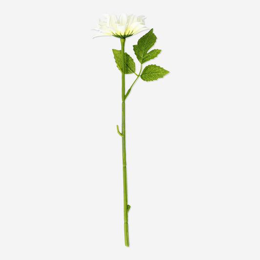 Flor blanca decorativa