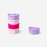 Heart shaped snack boxes - 5 pcs Kitchen Flying Tiger Copenhagen 