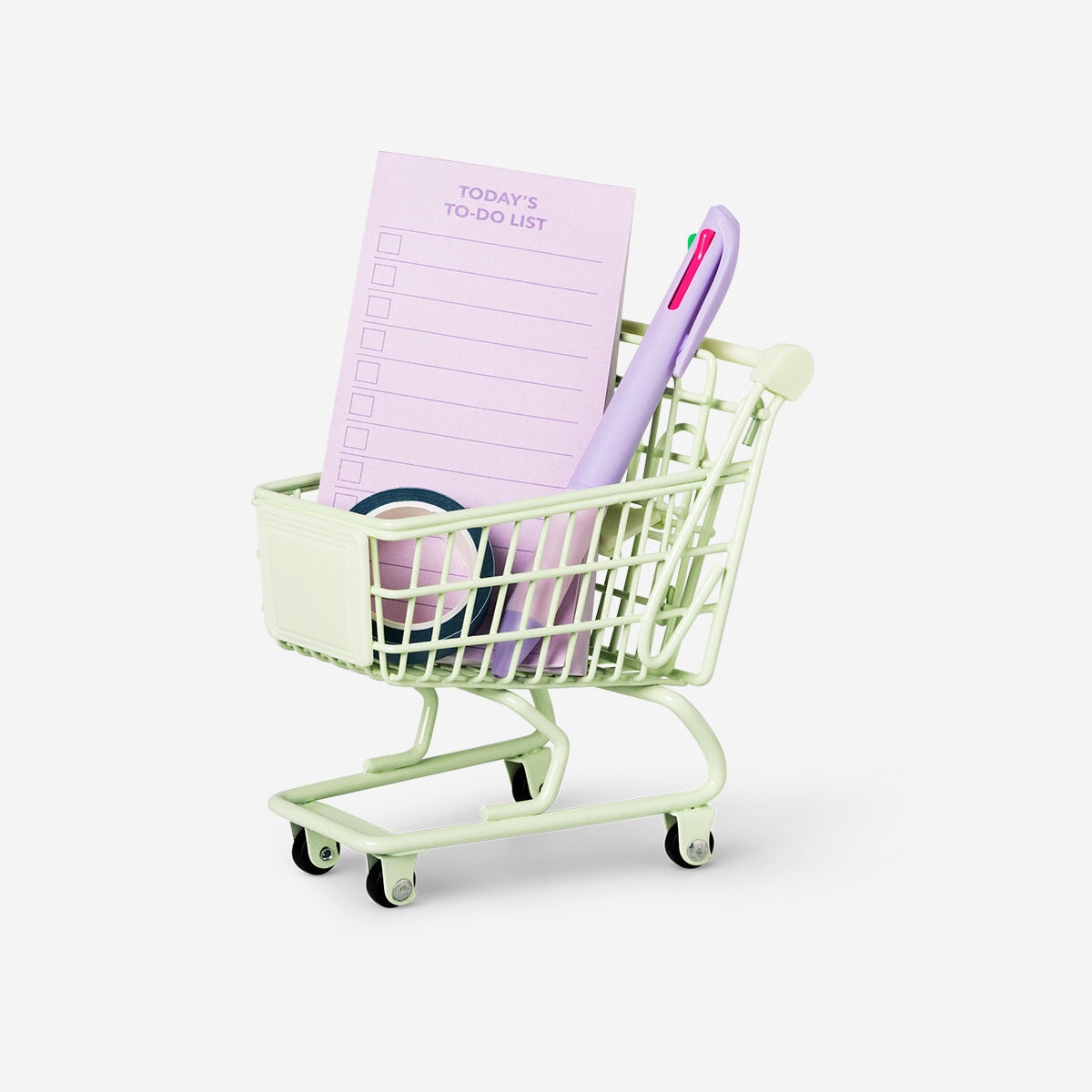 Mini green shopping cart Gadget Flying Tiger Copenhagen 
