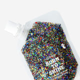 Multi coloured glitter for hair and body - 50 ml Personal care Flying Tiger Copenhagen 