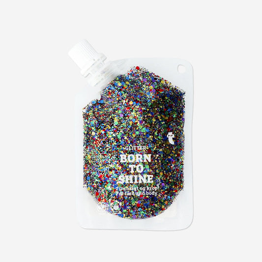 Glitter multicolore per capelli e corpo - 50 ml