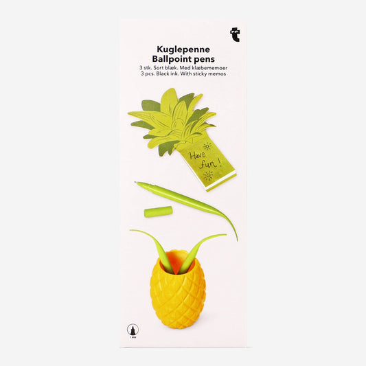 Ananas pennenset - Zwarte inkt