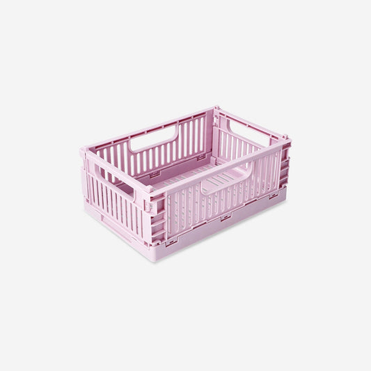 Pink collapsible storage box - Large