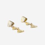 Shells on a row earrings Personal care Flying Tiger Copenhagen 