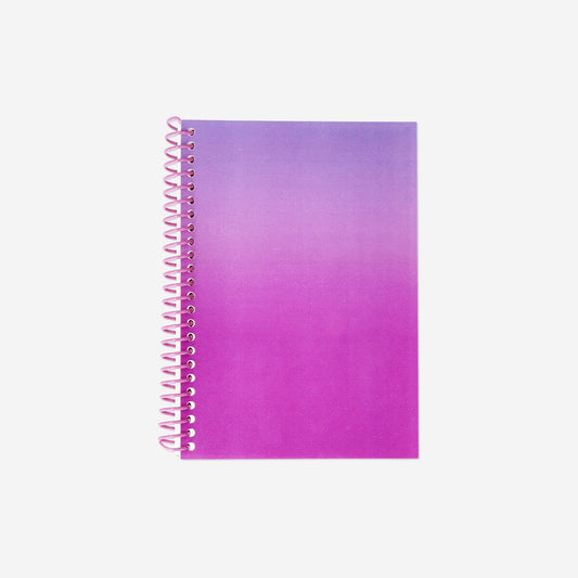 Spiral bound notebook with gradient cover - A5