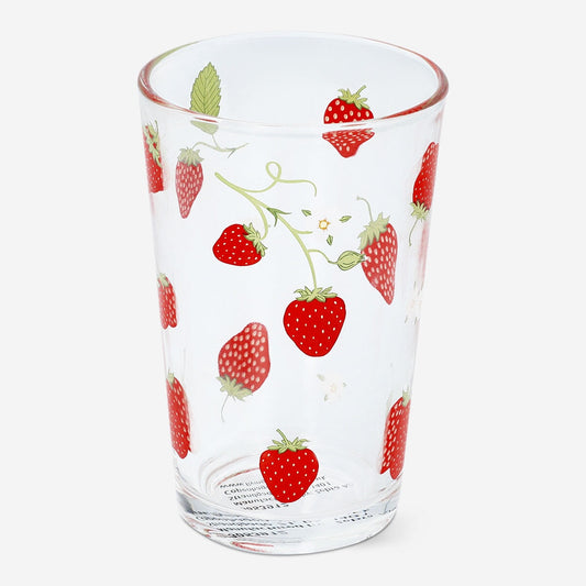 Drikkeglas med jordbær. 220 ml