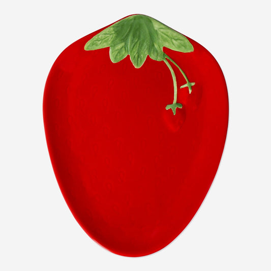 Strawberry serving dish