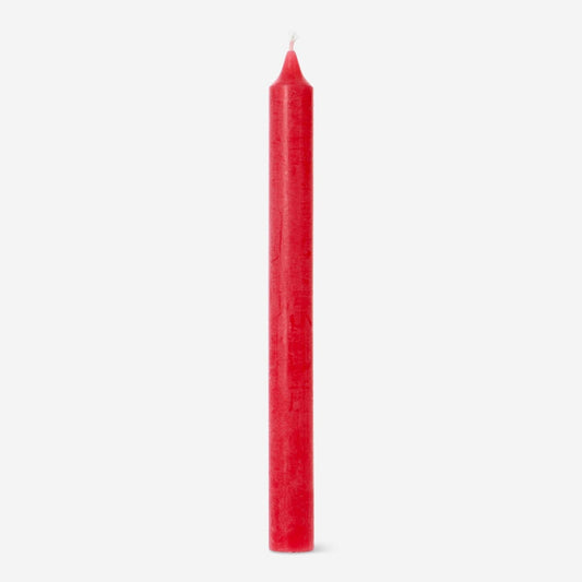 Red Dinner Candle - 24 cm