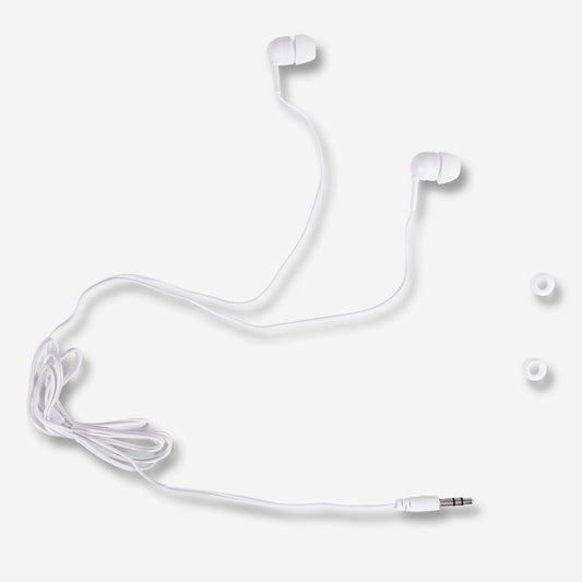 Intra-auriculaires blancs Casques audio avec prise