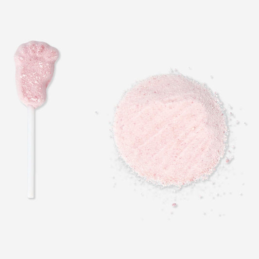 Lollipop with Sour Strawberry Powder