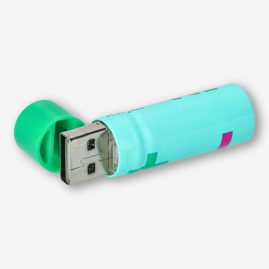 Recarregável por USB Baterias - AA