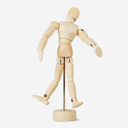 Houten paspop model - 14 cm